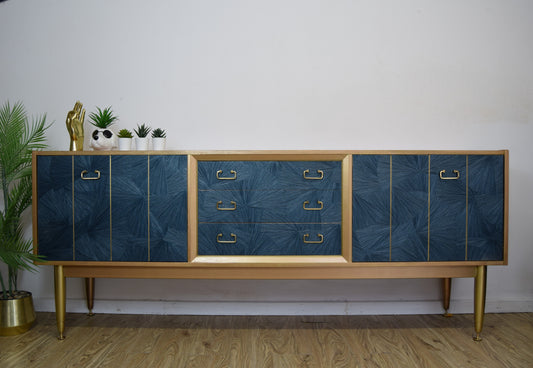 Vintage Gold G Plan Tola Sideboard Credenza